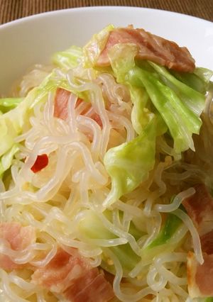 超低カロリー♪しらたきのぺぺロンチーノ風-レシピのメイン写真