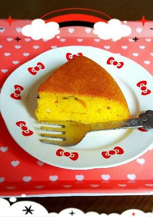 ♡かぼちゃサラダで♪簡単炊飯器ケーキ♡-レシピのメイン写真