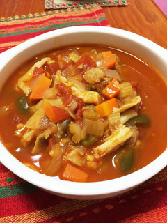大豆のお肉で野菜たっぷりミネストローネ-レシピのメイン写真