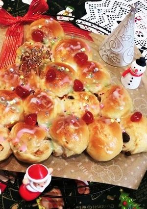 シュトーレン風★Xmasツリーパン-レシピのメイン写真
