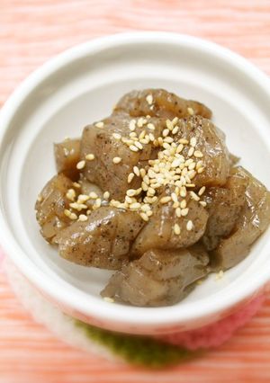 こんにゃくのオリーブ照り焼き-レシピのメイン写真