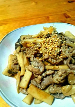 豚肉とエリンギのバター醤油炒め-レシピのメイン写真