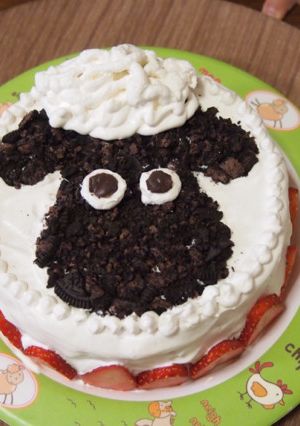 ひつじのショーン 誕生日ケーキ-レシピのメイン写真