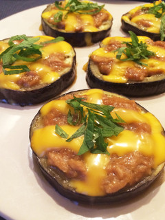 *ジュワッと茄子のツナ味噌チーズ焼き*-レシピのメイン写真