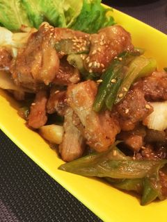 *豚バラと長葱の甘辛炒め*-レシピのメイン写真