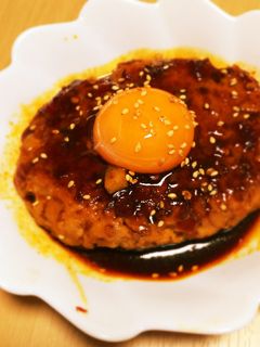 混ぜるだけのつくねハンバーグ-レシピのメイン写真