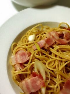 ベーコンとネギの和風パスタ-レシピのメイン写真