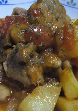 鶏肉とじゃがいものトマト煮-レシピのメイン写真