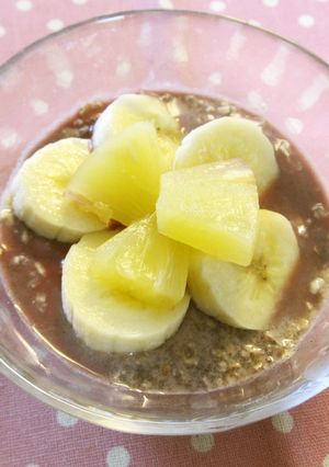 定番朝食にアサイーボウル、オートミール入-レシピのメイン写真