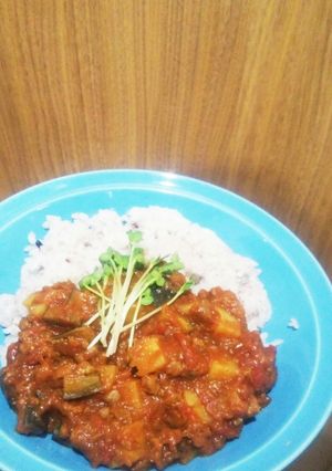 大豆のお肉でキーマカレー-レシピのメイン写真
