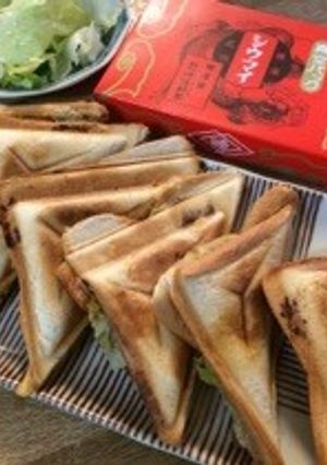 崎陽軒のシュウマイでホットサンド♪-レシピのメイン写真