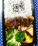 お弁当に！ポークソテーのソース味
