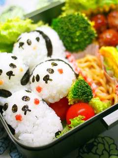 パンダおにぎり☆簡単☆キャラ弁-レシピのメイン写真