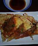 ギョニソとしそとチーズの冷麦チヂミ