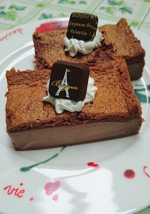 ☆ショコラガトーマジックケーキ☆-レシピのメイン写真