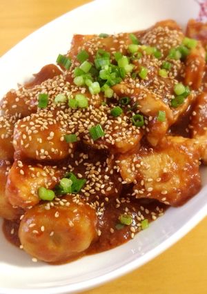 美味しい♪鶏胸肉と里芋のピリ辛味噌煮☆-レシピのメイン写真