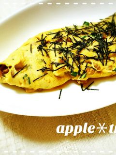 簡単美味♪中華風納豆オムレツ-レシピのメイン写真