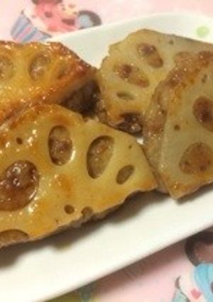大豆のお肉deもちもち♡蓮根ハンバーグ-レシピのメイン写真