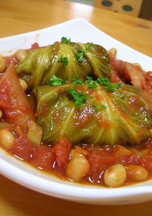 ベーコンチーズのロールキャベツ♪お豆IN-レシピのメイン写真