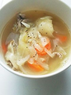 豚肉でポトフ!-レシピのメイン写真