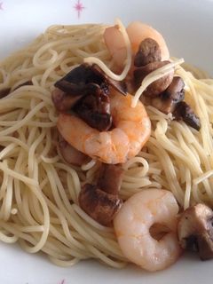 アヒージョパスタ-レシピのメイン写真