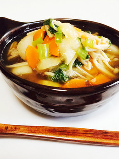 ヘルシーに満足!豆腐の野菜あんかけスープ-レシピのメイン写真
