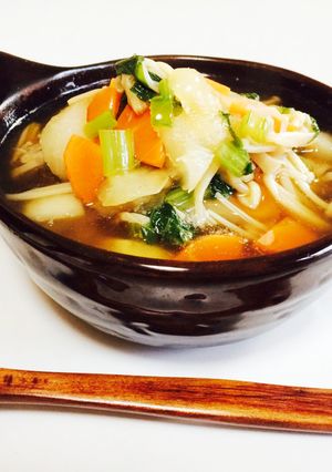 ヘルシーに満足！豆腐の野菜あんかけスープ-レシピのメイン写真