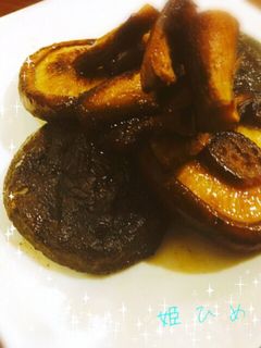 しいたけが主役のバター焼き-レシピのメイン写真