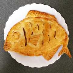 รูปของ お食い初めにも！めで鯛！アップルパイ♡