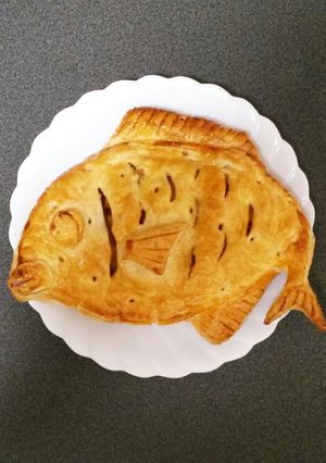 お食い初めにも！めで鯛！アップルパイ♡-レシピのメイン写真