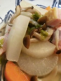 大根とベーコンの煮物-レシピのメイン写真
