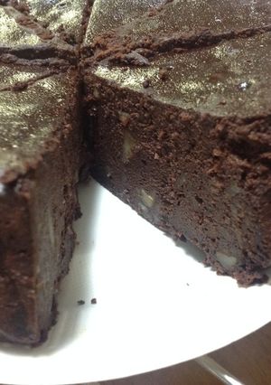 炊飯器でしっとり◆栗と胡桃のチョコケーキ-レシピのメイン写真