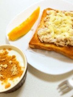 ツナ&オニオントースト**-レシピのメイン写真