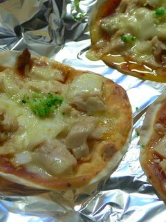 簡単☆餃子の皮でピザ♪-レシピのメイン写真