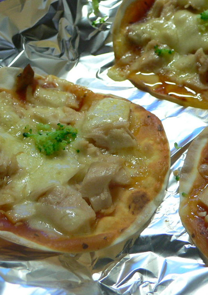 簡単☆餃子の皮でピザ♪-レシピのメイン写真