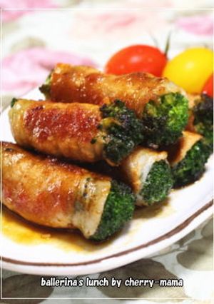 お弁当のおかず★ブロッコリーの肉巻き-レシピのメイン写真
