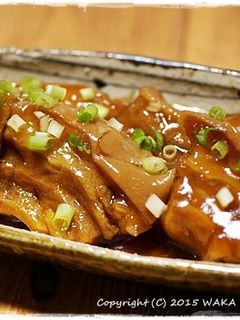 ■車麩の甘辛揚げ煮■お麩deお肉風-レシピのメイン写真