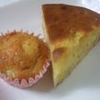 キャラメル生地のサツマイモカップケーキ