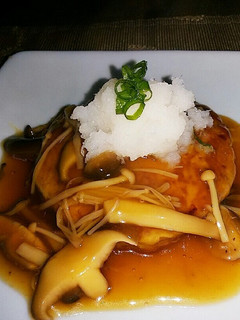 豆腐ハンバーグのきのこソース-レシピのメイン写真