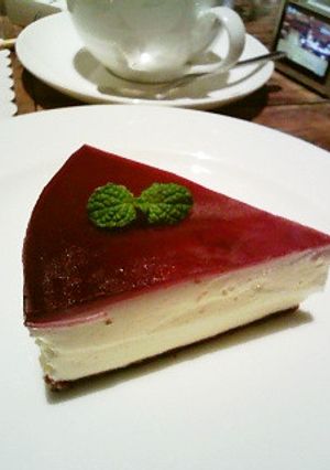 簡単☆ブルーベリーレアチーズケーキ-レシピのメイン写真