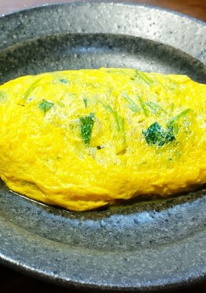 切り干し大根の煮物と三つ葉のオムレツ　-レシピのメイン写真