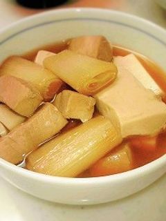 まぐろのブツ切りで◇ねぎま鍋風煮物-レシピのメイン写真