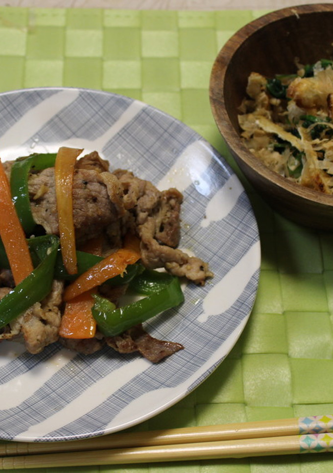豚肉とピーマンの蒸し焼き-レシピのメイン写真