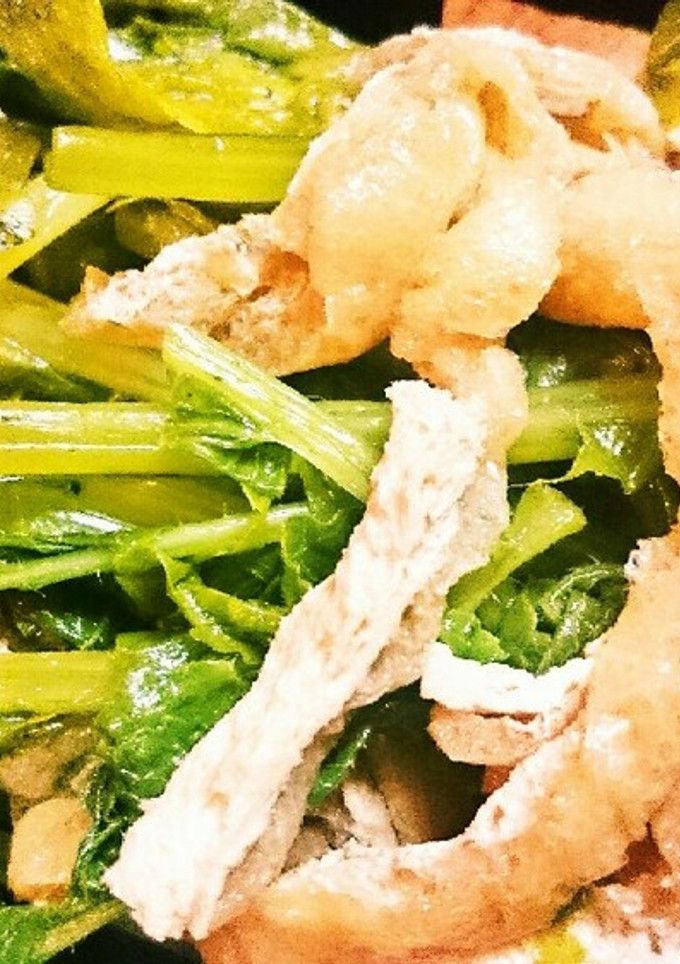 菜っ葉と薄揚げの炊いたん-レシピのメイン写真