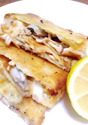 牡蠣とチーズの春巻き♪オリーブ油♪-レシピのメイン写真