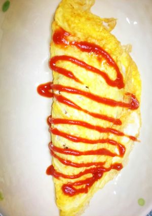 大豆のお肉でチーズカレーオムレツ☆☆☆-レシピのメイン写真