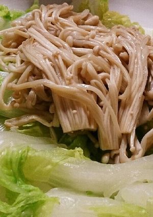 *焼きえのきと白菜のおひたし*-レシピのメイン写真