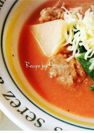冬に嬉しい❤蕪のトマトクリームシチュー-レシピのメイン写真