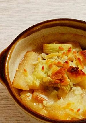 ほっこり♡長芋と長葱の味噌チーズ焼き-レシピのメイン写真