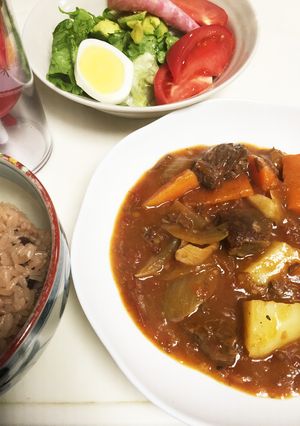 圧力鍋で、牛肉とろとろビーフシチュー-レシピのメイン写真